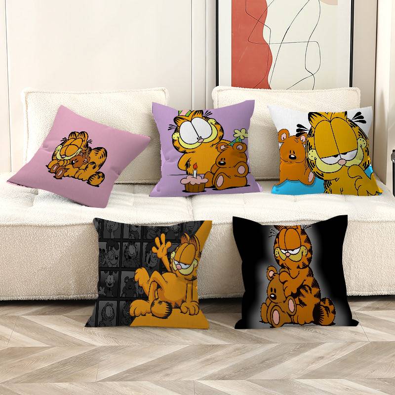 Recliner Sofa Cover - Anime G-Garfield Sevimli Kedi Yastık Kılıfı