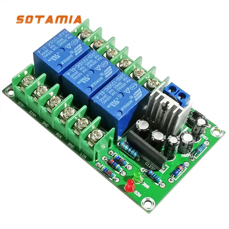Home Cinema Amplifier - SOTAMIA 600W 2.1 Amplifikatör Hoparlör Koruma