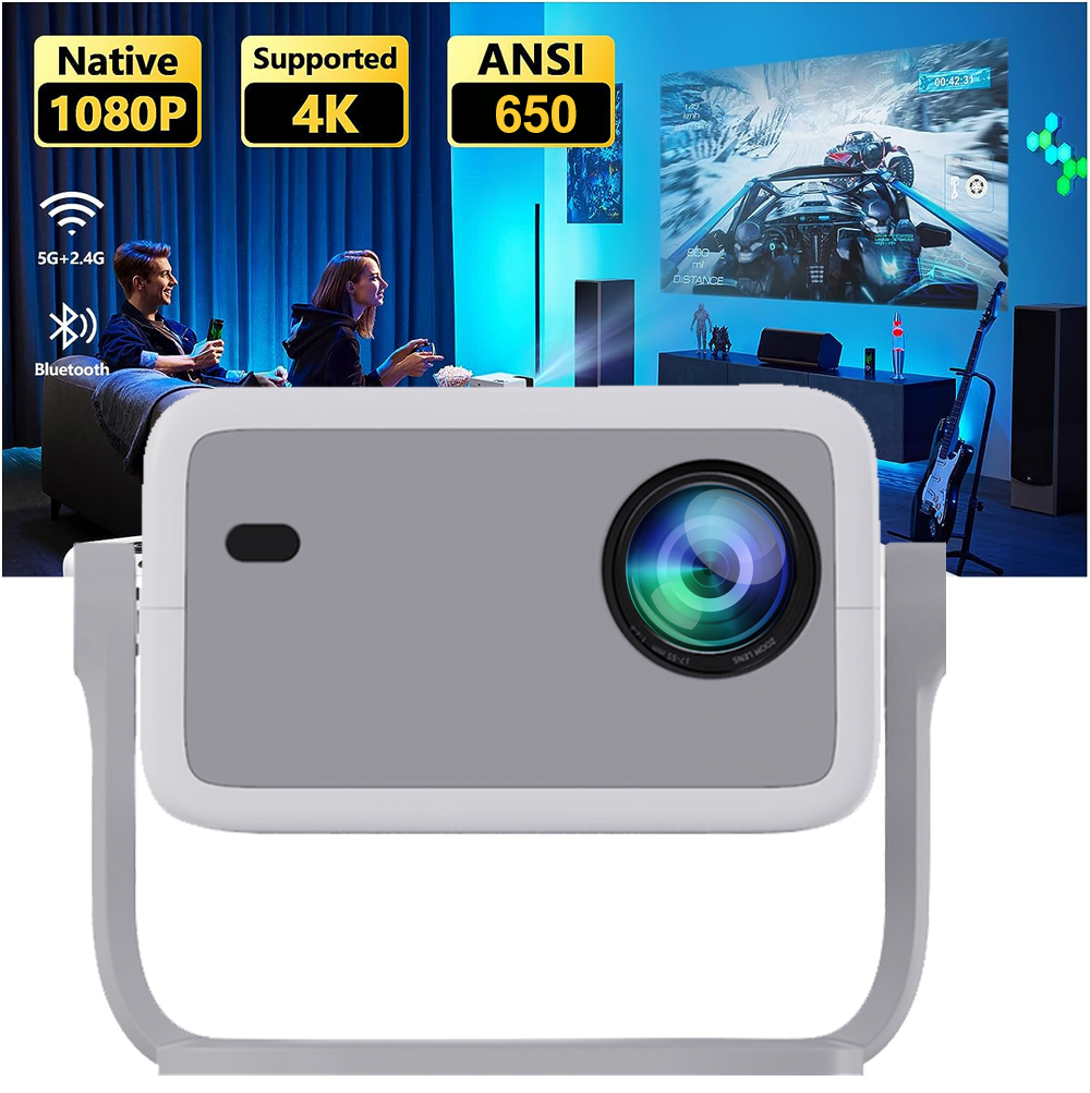 Home Cinema Portable - WZATCO WL018 Full HD 1080P Projektör