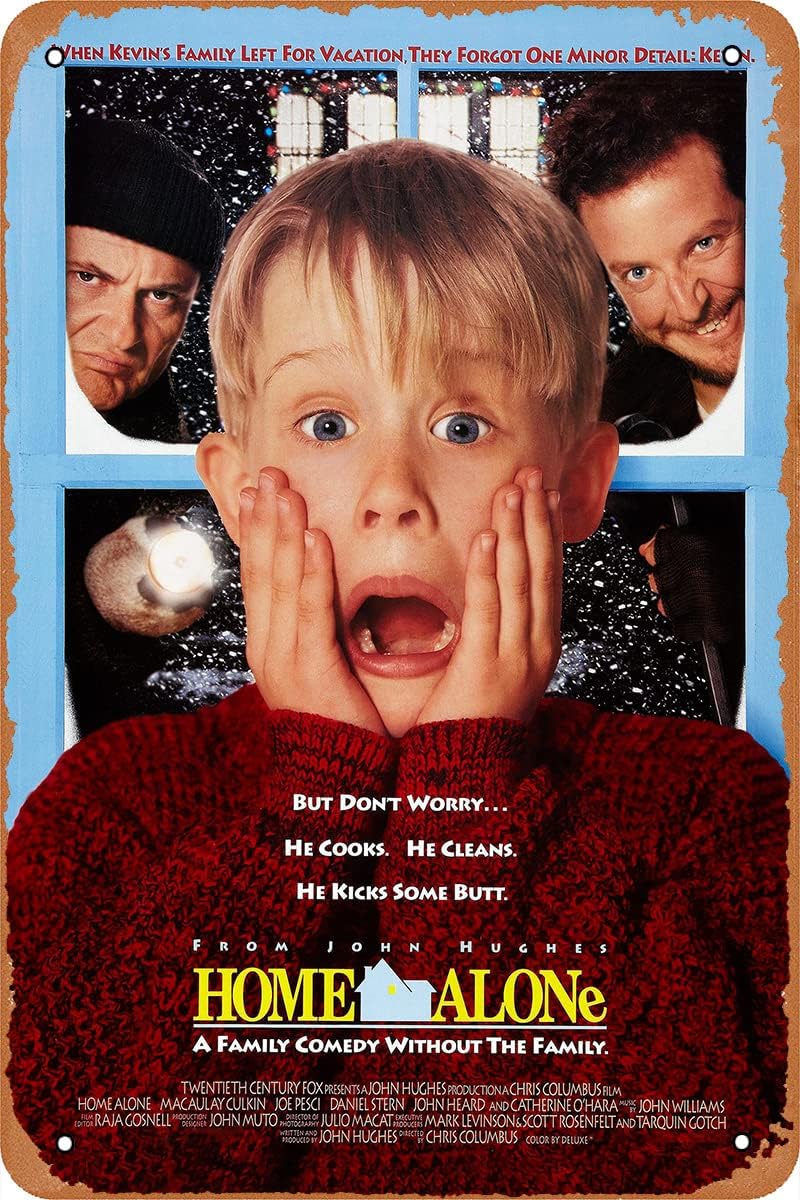 Home Cinema Decor - QIAN&XII Evde Tek Başına Film Posteri