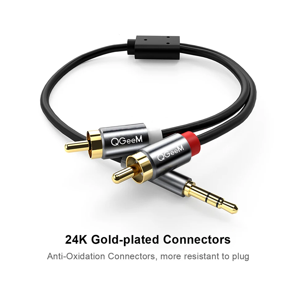 QGeeM RCA Kablosu 2RCA - 3.5mm - Home Cinema Amplifier incelemesi ve fiyatı