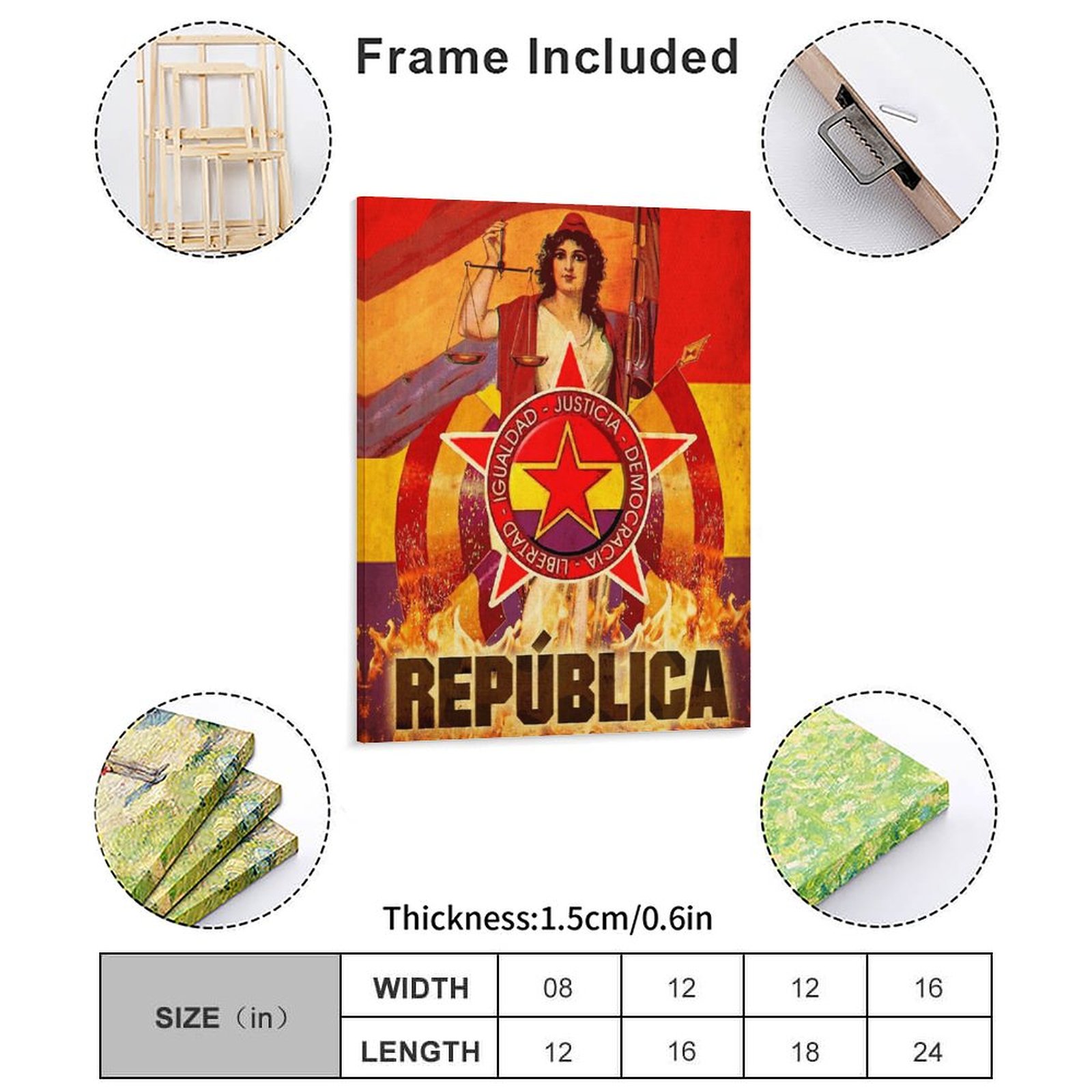 Hiçbir Pasaran İspanyol Devrim - Home Cinema Decor incelemesi ve fiyatı