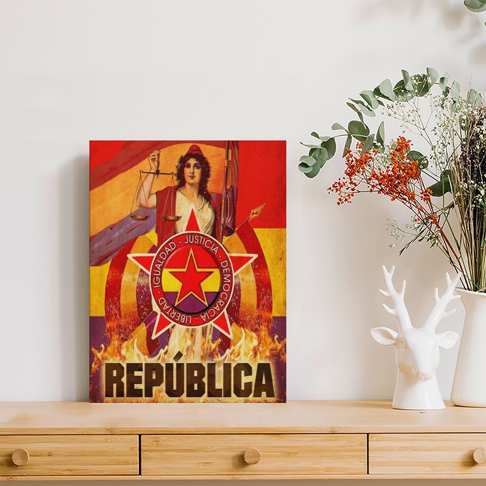 Hiçbir Pasaran İspanyol Devrim - Home Cinema Decor incelemesi ve fiyatı