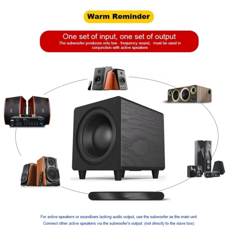 10 inç Aktif Subwoofer Hoparlö - Home Cinema Complet incelemesi ve fiyatı