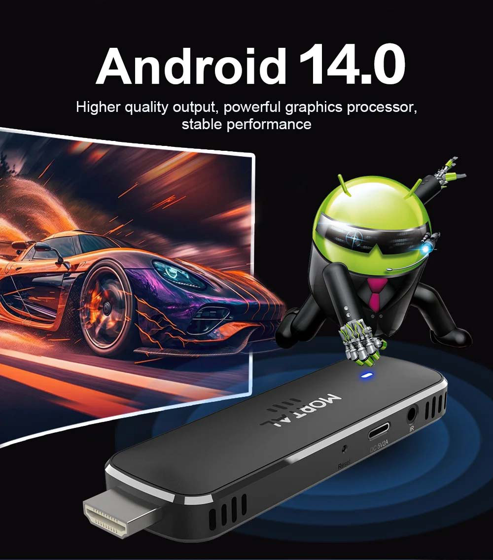 Q8 Akıllı Android14 TV Stick 8 - Smart Tv Stick incelemesi ve fiyatı