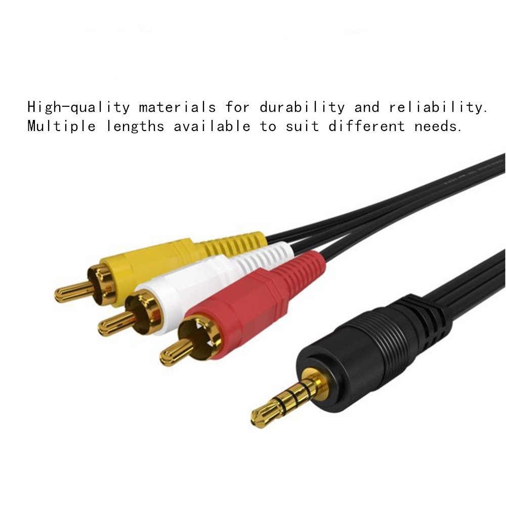 3.5mm 3 RCA Ses Video Kablosu  - Home Cinema Amplifier incelemesi ve fiyatı