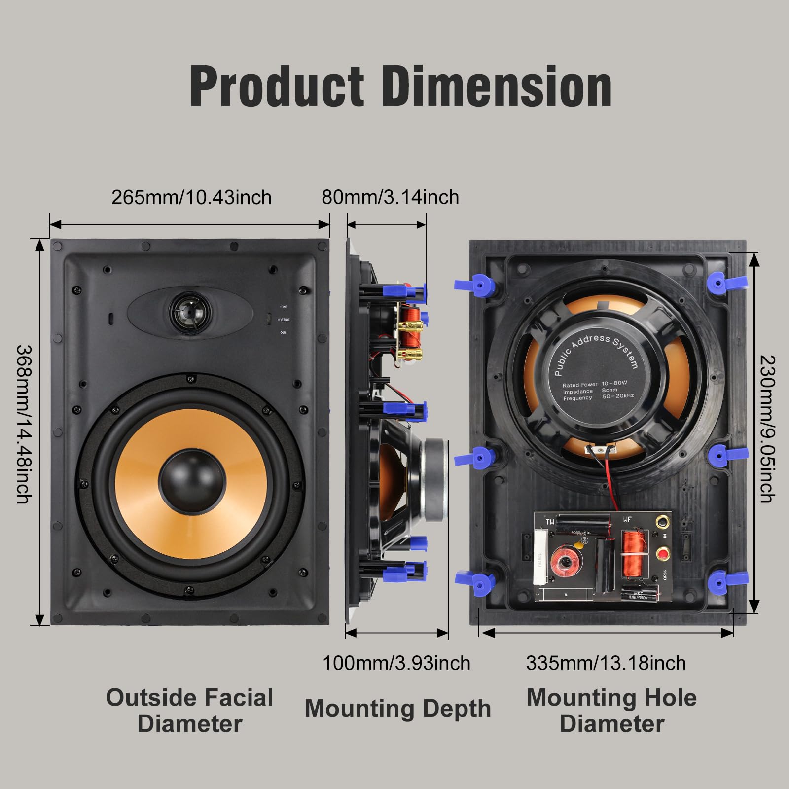 STUDIOFINIX 8 İnç 2 Yollu Duva - Home Cinema Complet incelemesi ve fiyatı